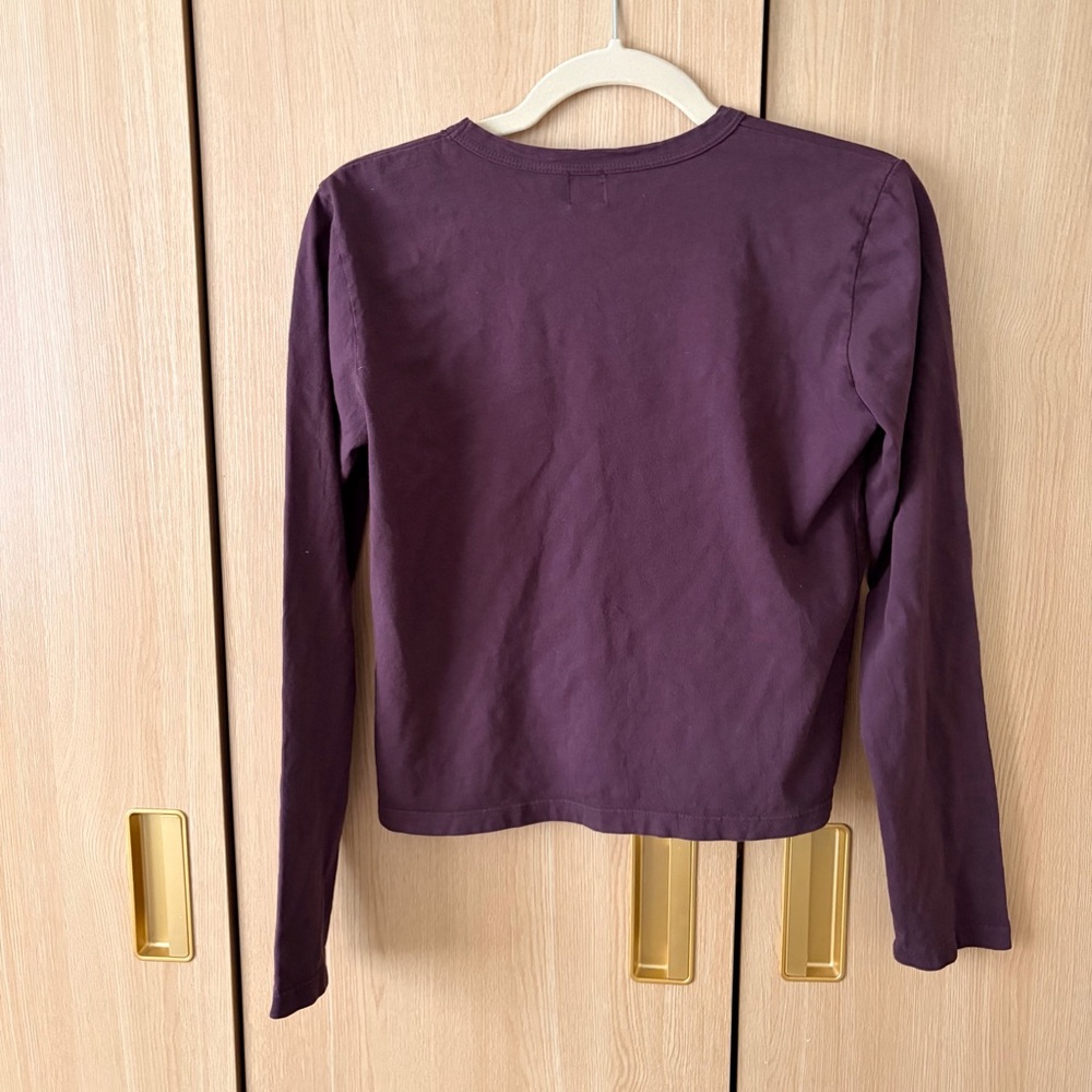 LESET Purple Long Sleeve Top Womens XS - Picture 5 of 5